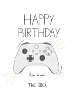 Happy Birthday from the Xbox created by CardsbyAliceUK
