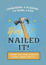 Funny and cheeky father's day card created by Night designs