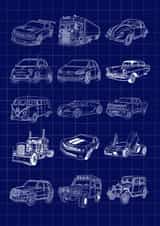 Blueprint Vehicles created by Sheri’s Crafts