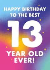 Happy birthday to the best 13 year old ever! created by katie illustrated