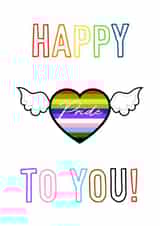 Happy Pride To You card created by Adam Regester