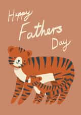 Cute Tigers Fathers Day Card created by Katie Bennett