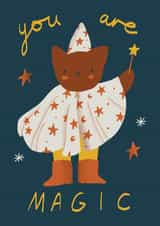 Magical Cat Celebration Card created by Katie Bennett