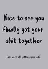 Congratulations (profanity card) created by Jessica Jayne Harney