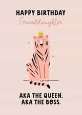 Granddaughter the Queen Birthday card! created by Evie Garnett Designs