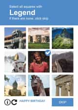 Personalised Birthday Photo Card created by Paul Stevens - Funny personalised legend verification birthday card