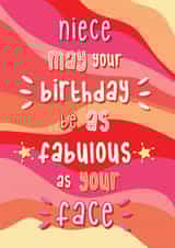 Fabulous Niece - Happy Birthday created by @Laura Lonsdale Designs