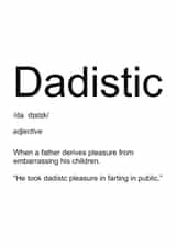 Dadistic Father's Day Card created by Muffin Mayhem