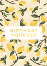 Birthday Squeeze Lemons - Birthday Card By Anna Cheng Design created by Anna Cheng Design & Print