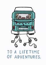 Lifetime of Adventures, Campervan - Wedding/Marriage created by Carla Letters