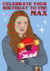Max Stranger Things Birthday created by Lizzy B Draws.