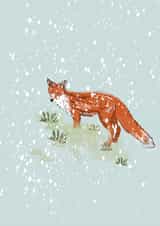 Fox wildlife greetings card  created by Lorna Ellen Photos