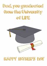 Dad University of Life Father's Day Card created by Verity Beament