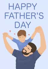 Card for beloved daddy created by Darya Malceva