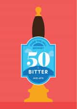 50th Birthday Card created by Hello Squid