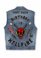 HOPE YOUR BIRTHDAY IS HELLFIRE created by Geoff Leopard