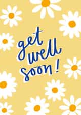 Get Well Soon Daisies Floral Card created by Jane Katherine Houghton
