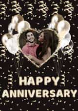 Personalised Anniversary Photo Card created by Marie Goodchild - Happy Anniversary - Photo Card