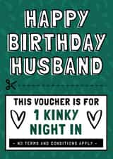 Kinky voucher husband birthday card! created by AbiGoLucky