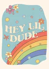 Hey Lil Dude New Baby Card created by Lately Studio