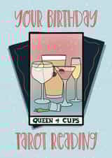 Drinks Tarot Birthday Card created by ChristieCreatesArt