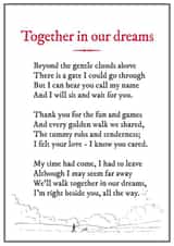 Dog sympathy poem 1002 created by And Angels Kiss Their Fur