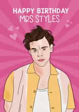 Happy birthday Mrs styles created by Lucy Rose Party