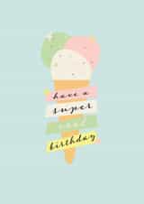 Have a Super Cool Birthday created by Alison Porter