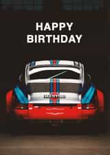 Happy Birthday Porsche created by Groves Design