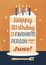 June Birthday Card for All created by Daksha Giri