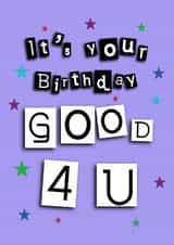 Olivia Rodrigo Birthday Card created by Funky Fierce Designs