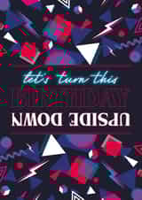 Stranger Things - Cool 80's Style Birthday Card created by Tiger Feet Creations