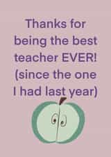 Thanking the teacher created by Blue Jug