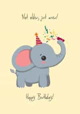 Cute Elephant Birthday Card created by Crafty Pig Studio