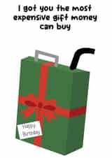 Happy Birthday Petrol Funny Joke Card created by Lucy B