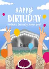 Festival Birthday Card for Her created by The Cake Thief