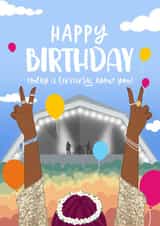 Music Festival Card for Her created by The Cake Thief