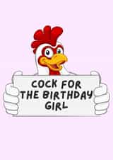 Cock for the Birthday Girl 1001 created by Ink Icons