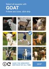 Personalised Birthday Photo Card created by Paul Stevens - Greatest Of All Time - Photo Card