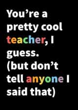 Favourite Teacher created by SpeckyIntrovert