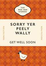 Peely wally get well soon card created by Yay Days