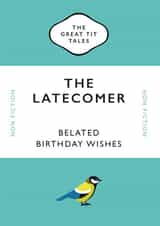 Great Tit belated birthday card created by Yay Days