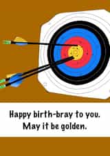 Archery bray target created by Art by Reb