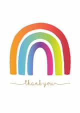 Rainbow Thank you, Teacher Card created by Ellie's Little Studio