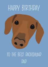 Dachshund Dad Birthday Card created by Angharad's Attic