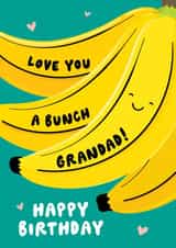 Love You A Bunch Grandad Birthday Card created by Fliss Muir