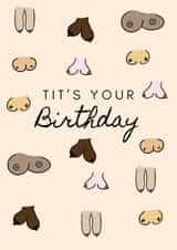 Birthday boobs card created by Cheeky Cards by Ginger