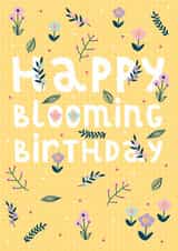 Happy Blooming Birthday created by Debbie Lambert Designs
