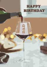 Happy Birthday Dad Wine Card created by Becky Broome