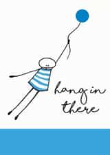 hang in there - get well and thinking of you card created by Sarah Simonds-Gooding